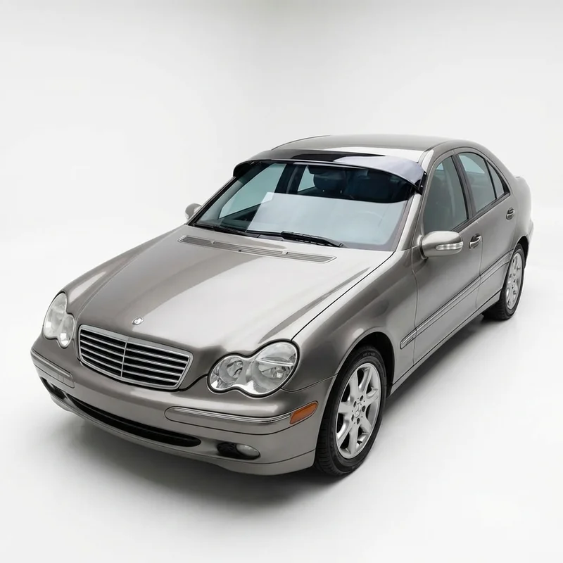 Tinted Acrylic Windscreen Sunvisor for Mercedes-Benz C240 (2001 - 2003) - 1