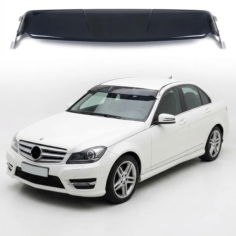 Tinted Acrylic Windscreen Sunvisor for Mercedes-Benz C250 (2010 - 2018) - 1