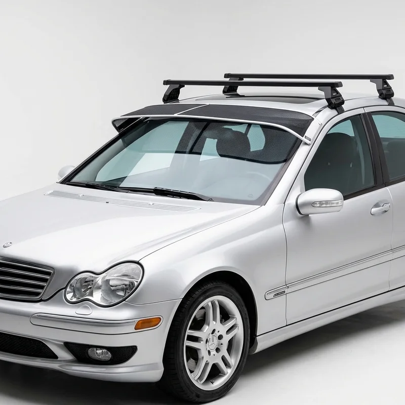 Premium Mesh Windscreen Sunvisor for Mercedes-Benz C32 AMG (2002 - 2003) - 1