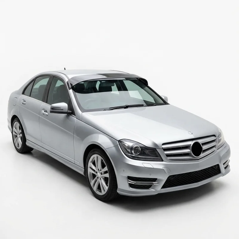 Tinted Acrylic Windscreen Sunvisor for Mercedes-Benz C350 (2008 - 2015) - 1