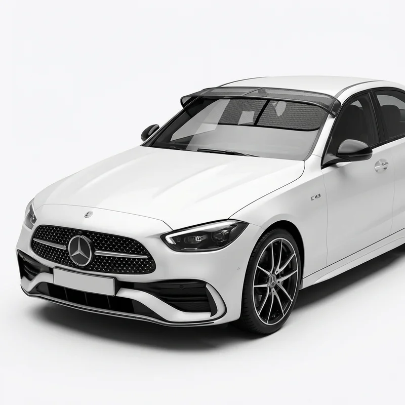 Premium Mesh Windscreen Sunvisor for Mercedes-Benz C43 AMG (1998 - 2025) - 1