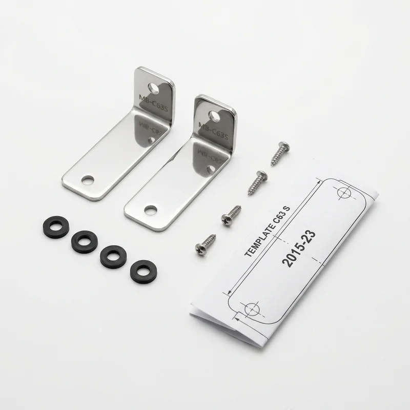 Stainless Steel Mounting Bracket Kit for Mercedes-Benz C63 AMG S (2015 - 2023) - 1