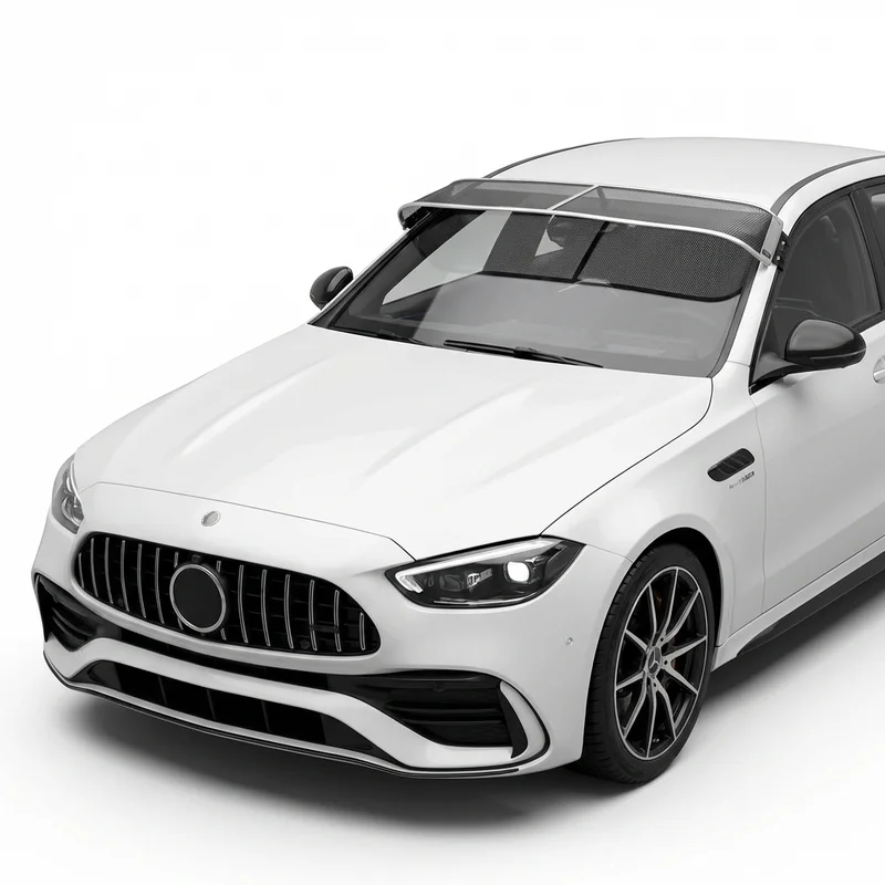 Premium Mesh Windscreen Sunvisor for Mercedes-Benz C63 AMG S E Performance (2024 - 2025) - 1