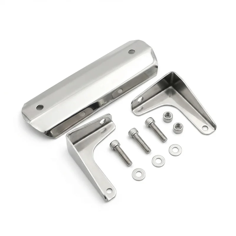 Stainless Steel Mounting Bracket Kit for Mercedes-Benz CL63 AMG (2008 - 2014) - 1