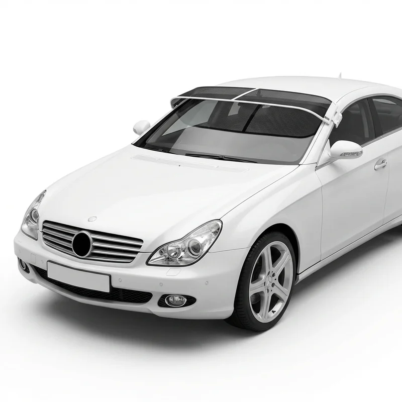 Premium Mesh Windscreen Sunvisor for Mercedes-Benz CLS350 (2007 - 2022) - 1