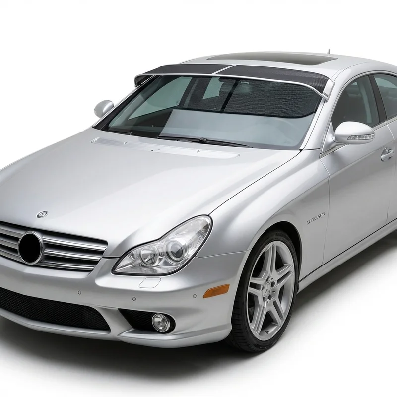 Premium Mesh Windscreen Sunvisor for Mercedes-Benz CLS55 AMG (2006 - 2006) - 1