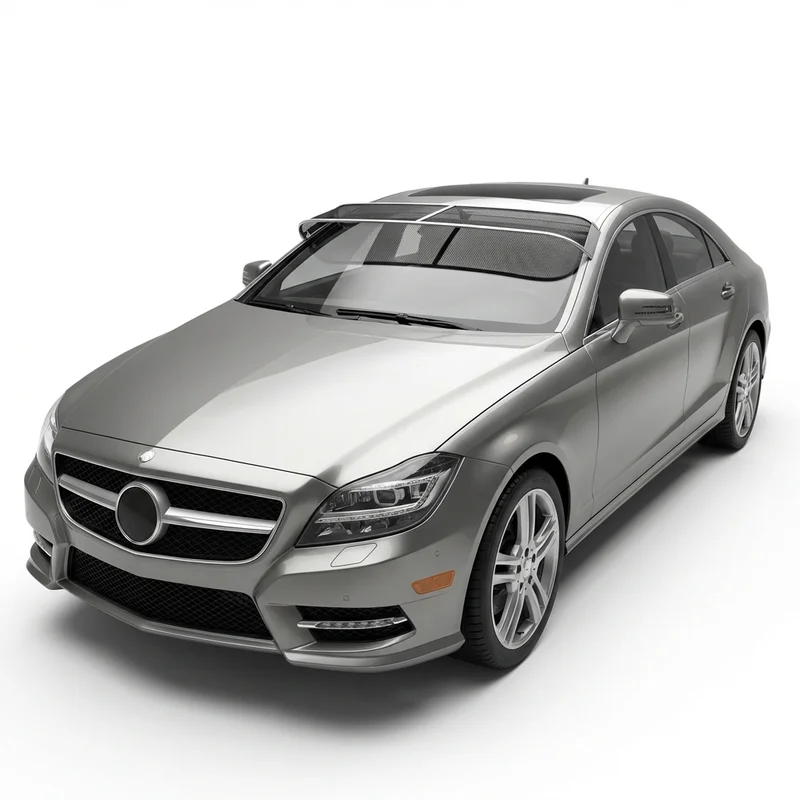 Premium Mesh Windscreen Sunvisor for Mercedes-Benz CLS550 (2007 - 2018) - 1