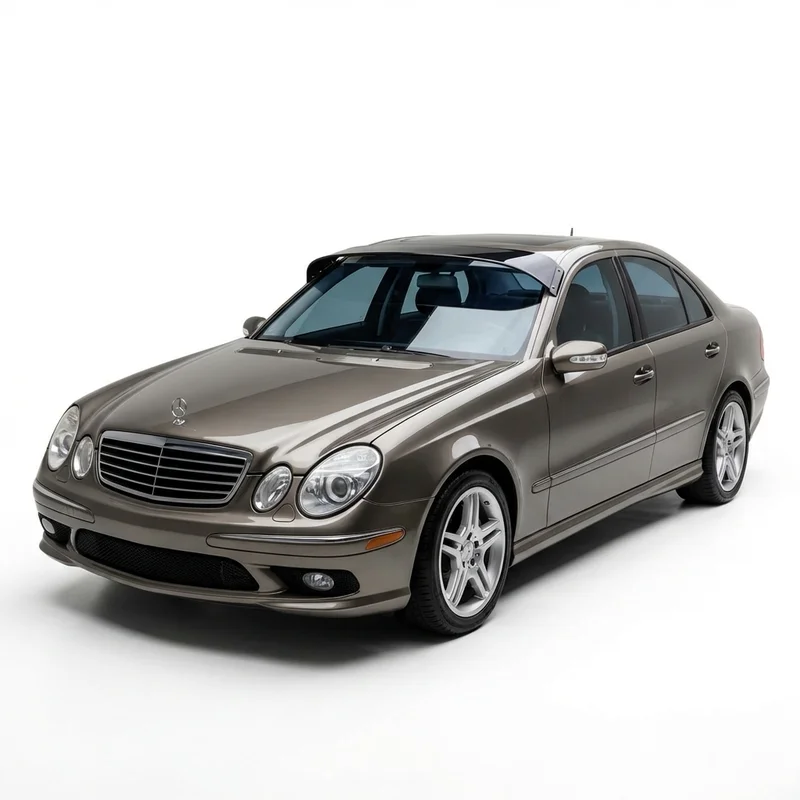 Tinted Acrylic Windscreen Sunvisor for Mercedes-Benz E55 AMG (1998 - 2006) - 1