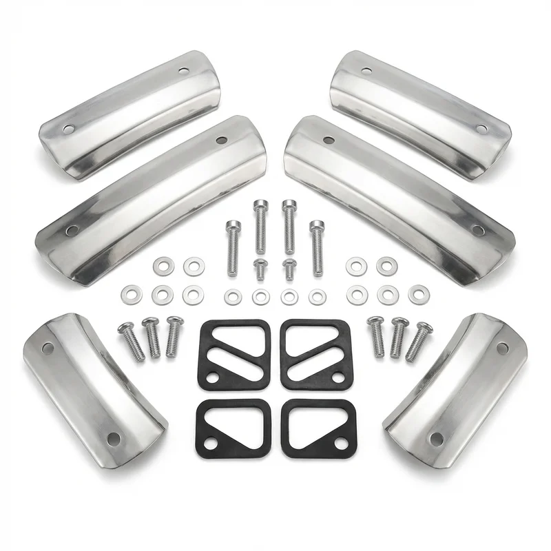 Stainless Steel Mounting Bracket Kit for Mercedes-Benz E63 AMG S (2014 - 2023) - 1