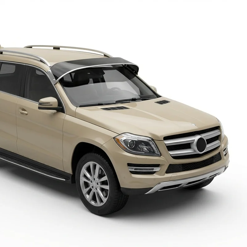 Tinted Acrylic Windscreen Sunvisor for Mercedes-Benz GL350 (2010 - 2016) - 1