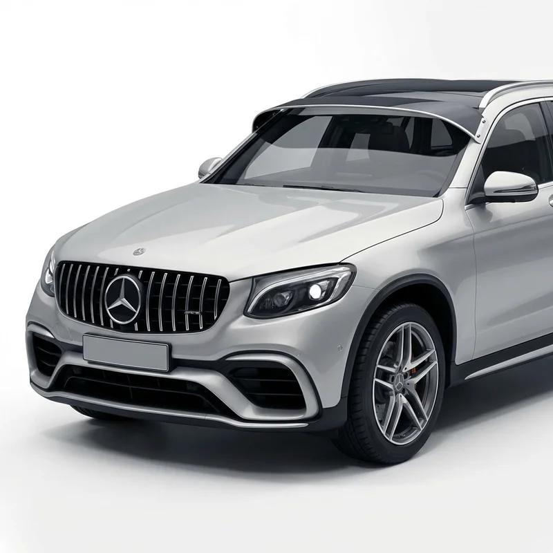 Tinted Acrylic Windscreen Sunvisor for Mercedes-Benz GLC63 AMG S (2018 - 2021) - 1