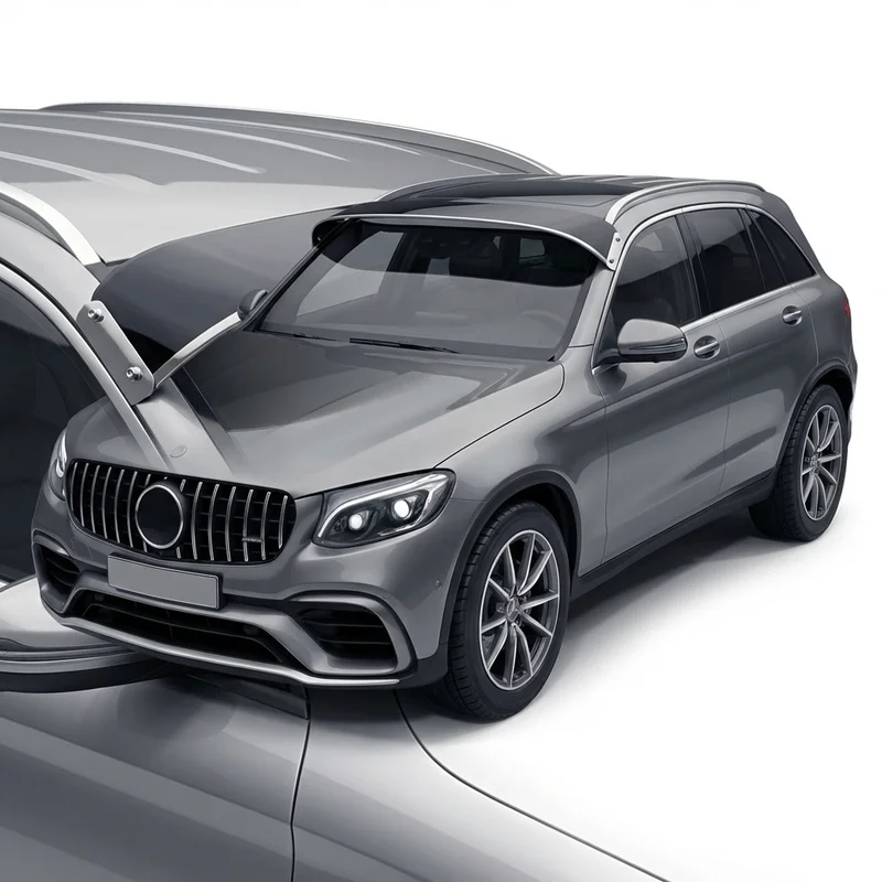 Tinted Acrylic Windscreen Sunvisor for Mercedes-Benz GLC63 AMG (2018 - 2021) - 1