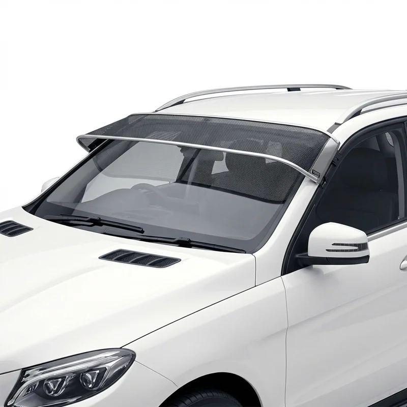 Premium Mesh Windscreen Sunvisor for Mercedes-Benz GLE300d (2016 - 2017) - 1