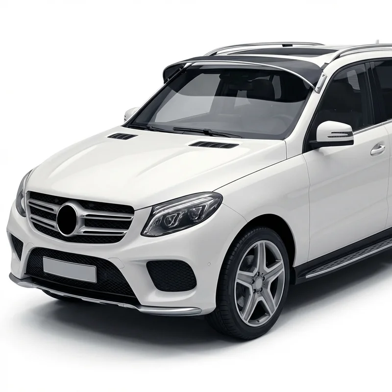 Tinted Acrylic Windscreen Sunvisor for Mercedes-Benz GLE450 AMG (2016 - 2017) - 1