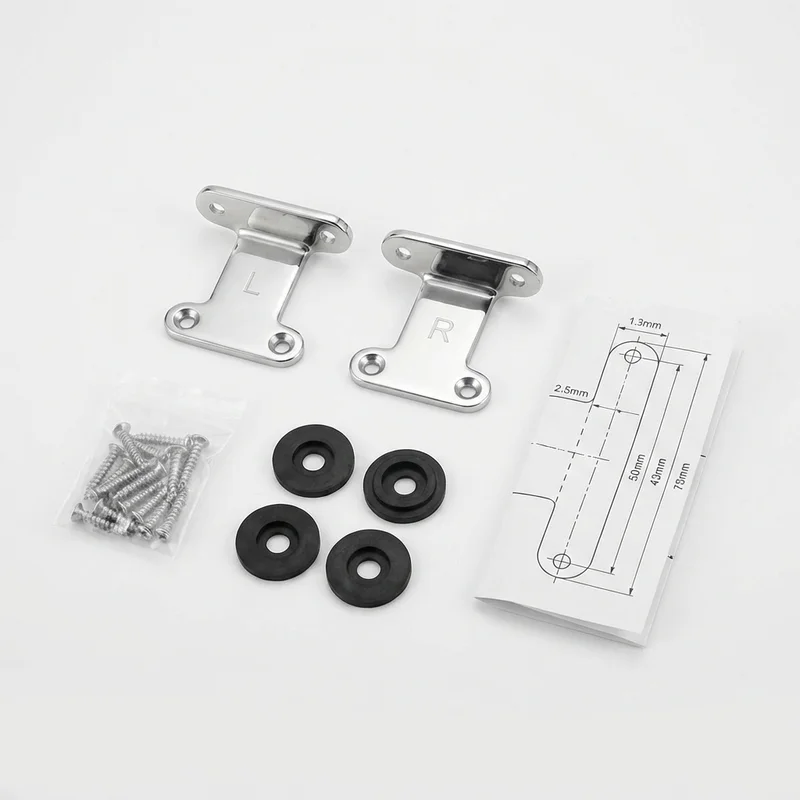 Stainless Steel Mounting Bracket Kit for Mercedes-Benz GLE500e (2019 - 2019) - 1