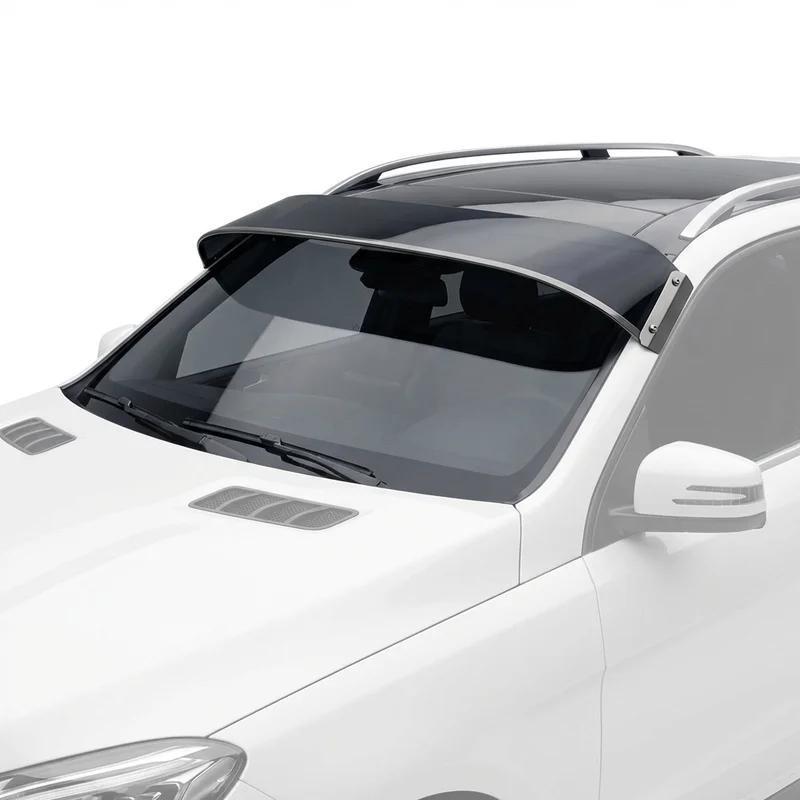 Tinted Acrylic Windscreen Sunvisor for Mercedes-Benz GLE63 AMG S (2016 - 2024) - 1