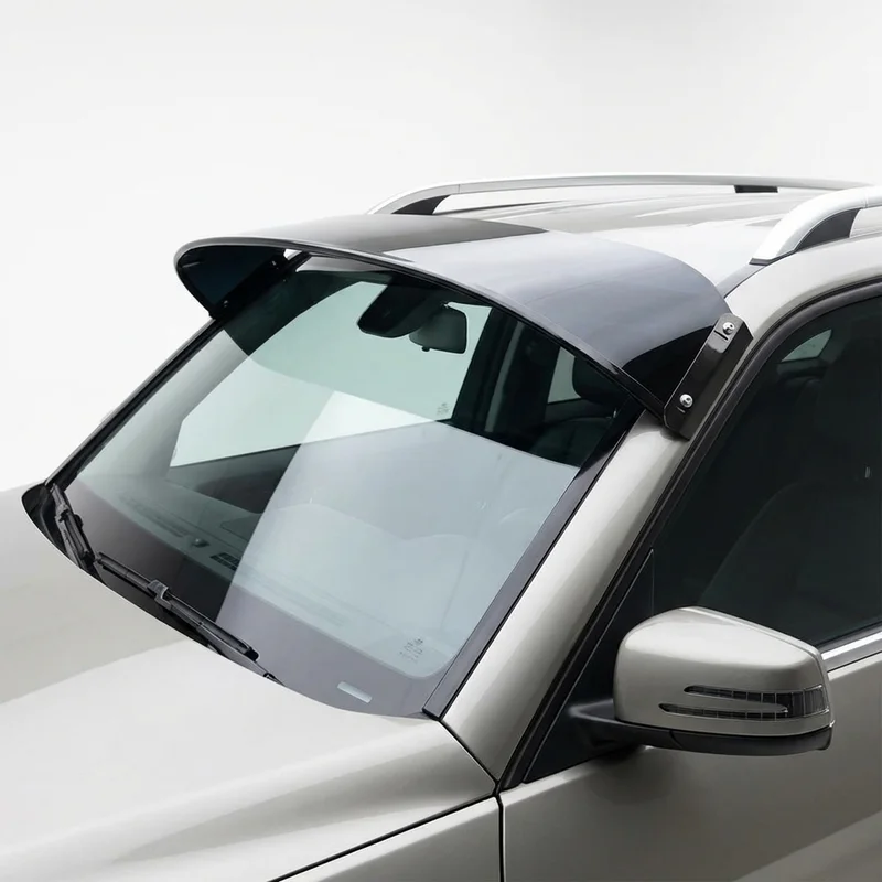 Tinted Acrylic Windscreen Sunvisor for Mercedes-Benz GLK350 (2009 - 2015) - 1