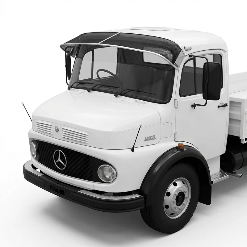 Premium Mesh Windscreen Sunvisor for Mercedes-Benz L1013 (1981 - 1983) - 1