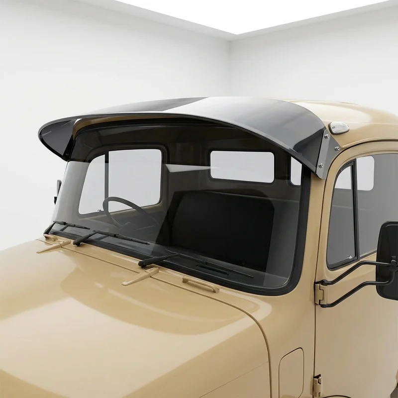 Tinted Acrylic Windscreen Sunvisor for Mercedes-Benz L1113 (1981 - 1988) - 1