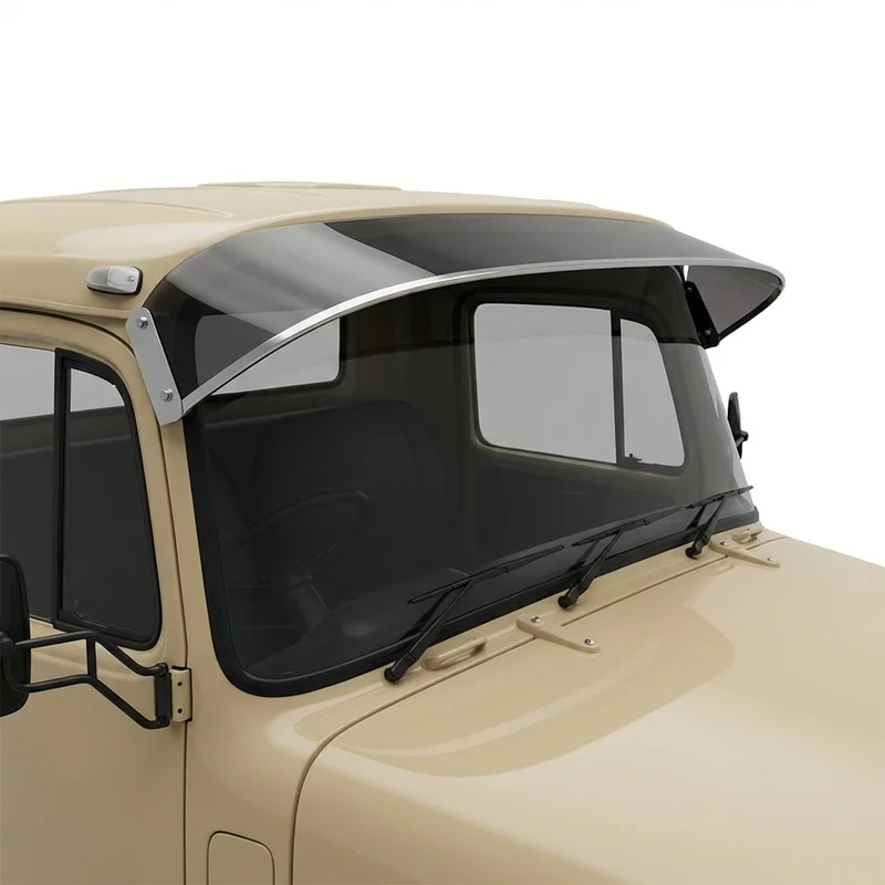 Tinted Acrylic Windscreen Sunvisor for Mercedes-Benz L1316 (1981 - 1984) - 1