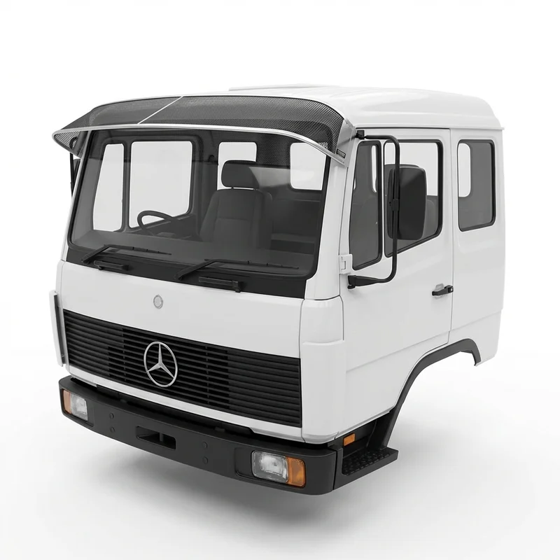 Premium Mesh Windscreen Sunvisor for Mercedes-Benz LPS1525 (1986 - 1990) - 1