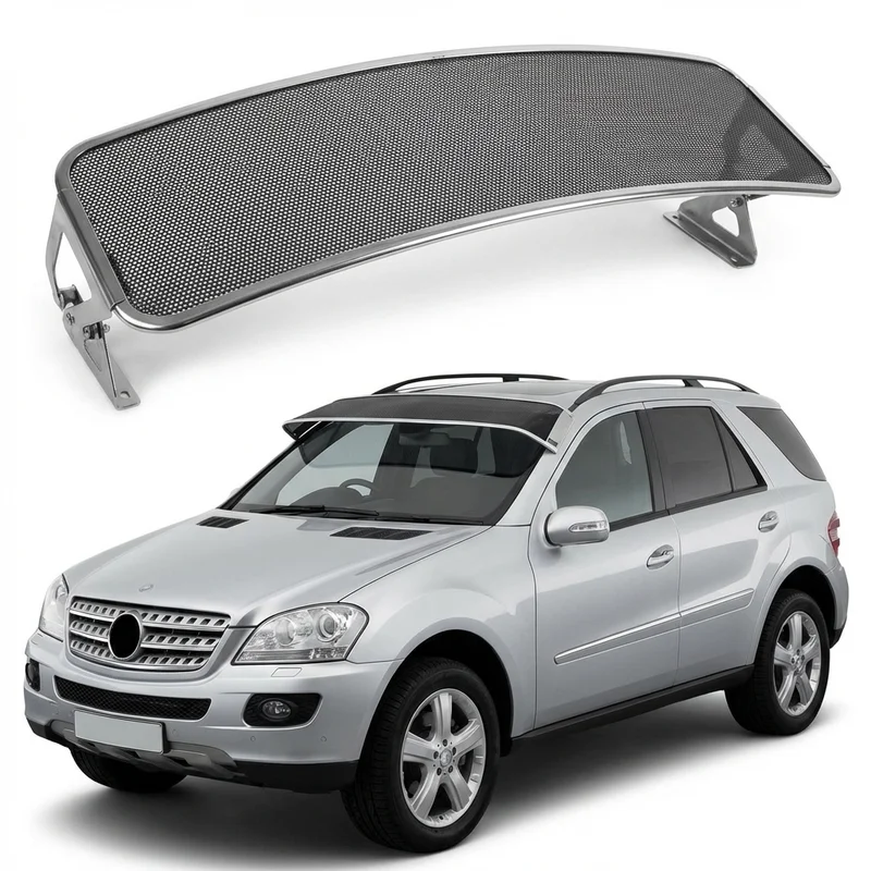 Premium Mesh Windscreen Sunvisor for Mercedes-Benz ML350 (2003 - 2015) - 1