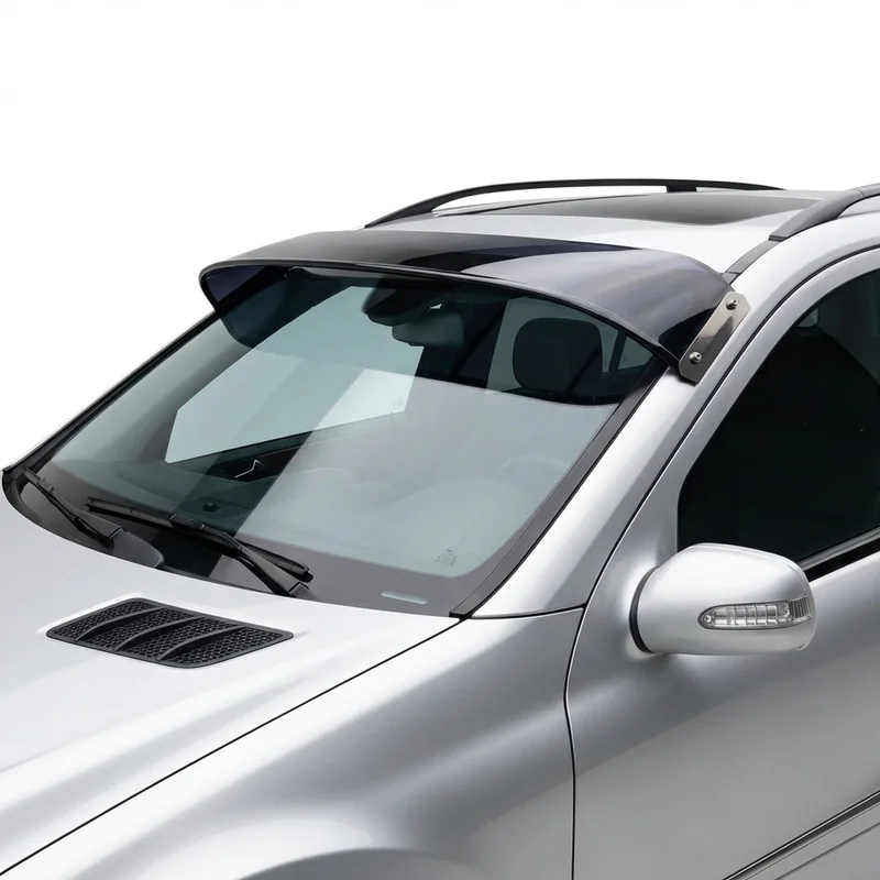 Tinted Acrylic Windscreen Sunvisor for Mercedes-Benz ML550 (2008 - 2015) - 1