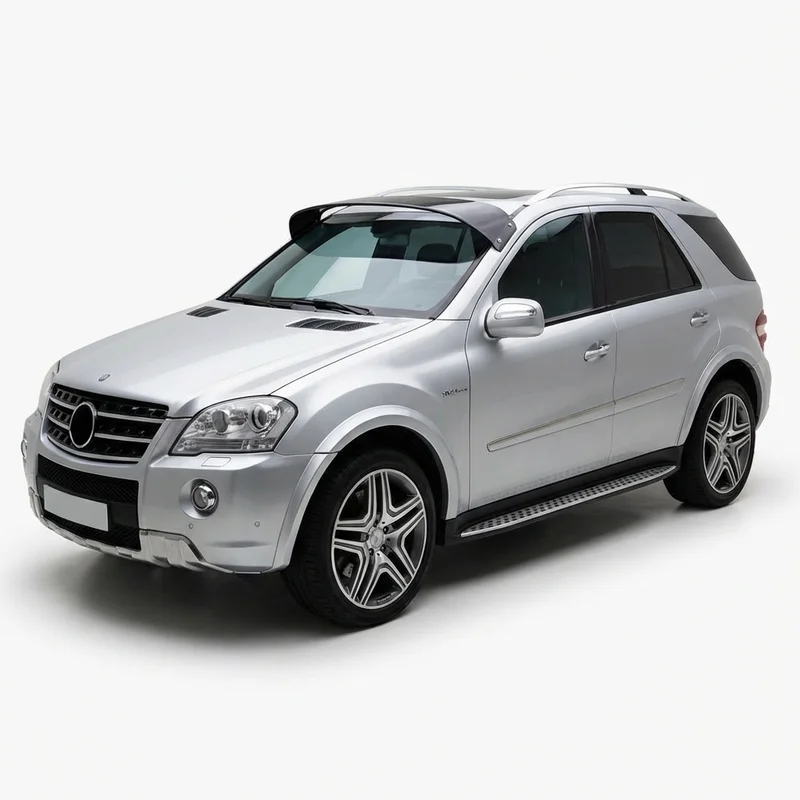 Tinted Acrylic Windscreen Sunvisor for Mercedes-Benz ML63 AMG (2007 - 2015) - 1