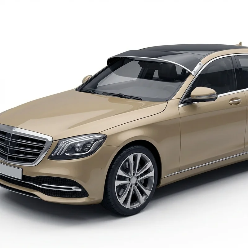 Tinted Acrylic Windscreen Sunvisor for Mercedes-Benz S450L (2019 - 2022) - 1