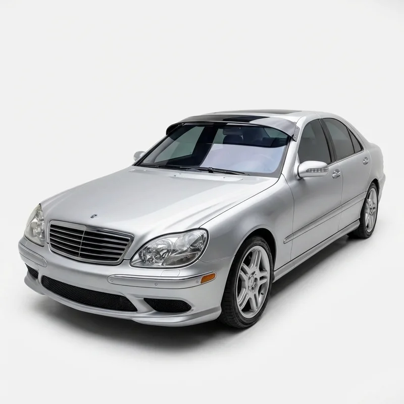 Tinted Acrylic Windscreen Sunvisor for Mercedes-Benz S55 AMG (2001 - 2006) - 1