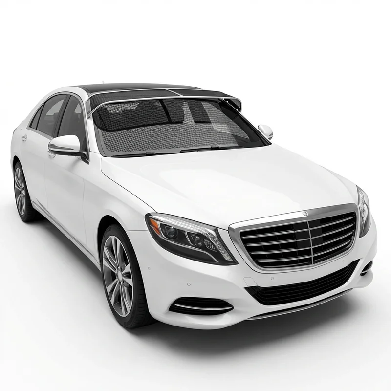 Premium Mesh Windscreen Sunvisor for Mercedes-Benz S550e (2015 - 2017) - 1