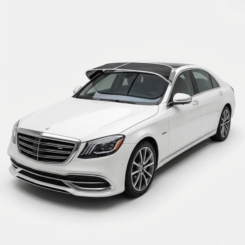 Premium Mesh Windscreen Sunvisor for Mercedes-Benz S560e (2019 - 2020) - 1