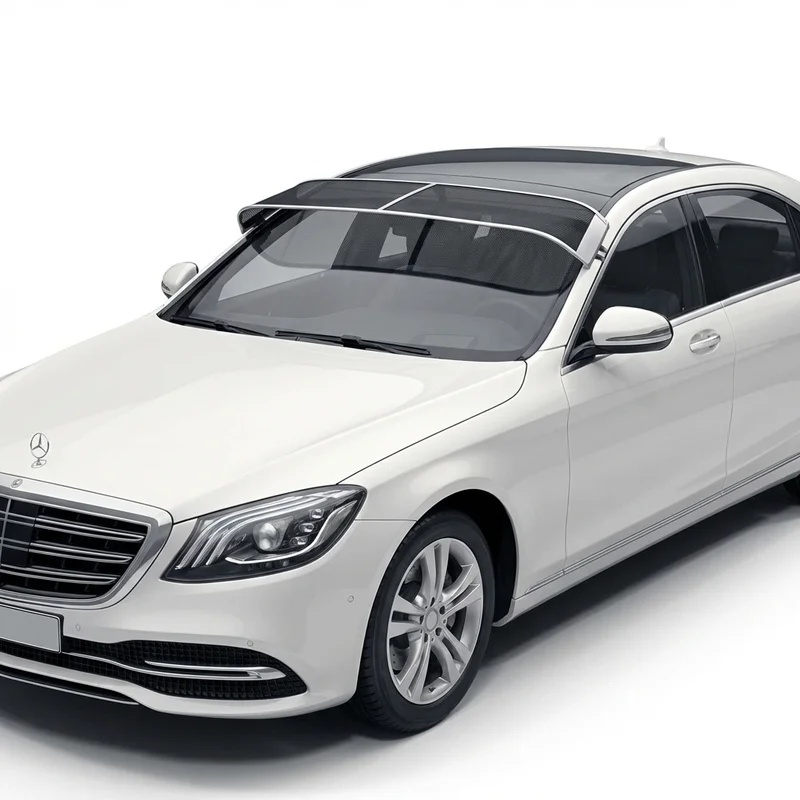 Premium Mesh Windscreen Sunvisor for Mercedes-Benz S600L (2019 - 2020) - 1