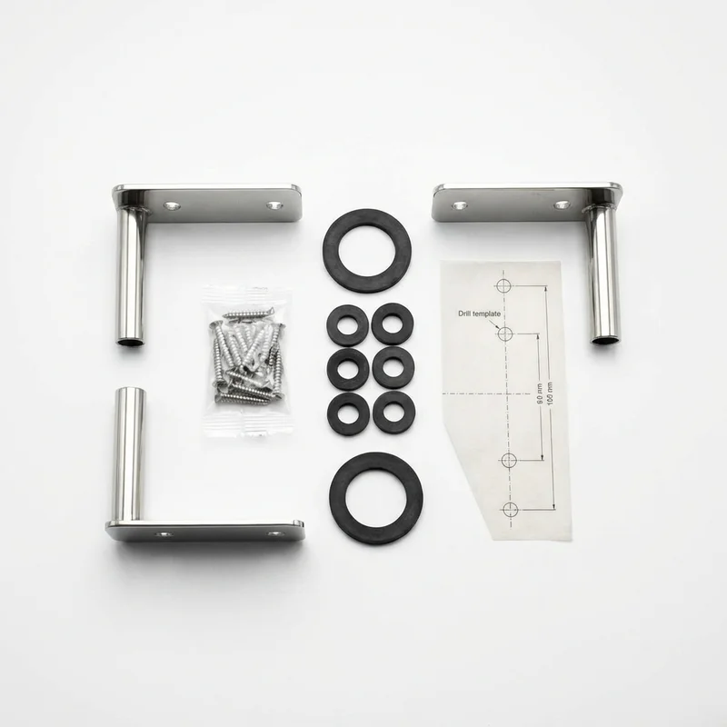 Stainless Steel Mounting Bracket Kit for Mercedes-Benz S63 AMG (2008 - 2021) - 1