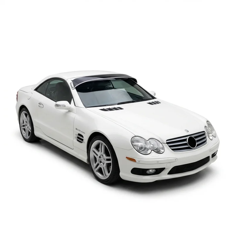 Tinted Acrylic Windscreen Sunvisor for Mercedes-Benz SL55 AMG (2002 - 2008) - 1