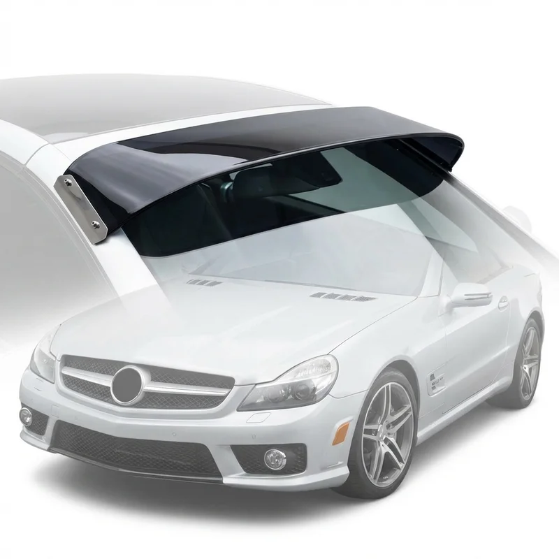 Tinted Acrylic Windscreen Sunvisor for Mercedes-Benz SL63 AMG (2009 - 2019) - 1