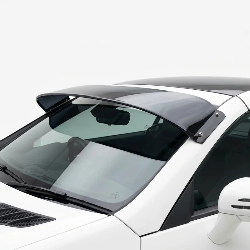 Tinted Acrylic Windscreen Sunvisor for Mercedes-Benz SLC180 (2017 - 2020) - 1