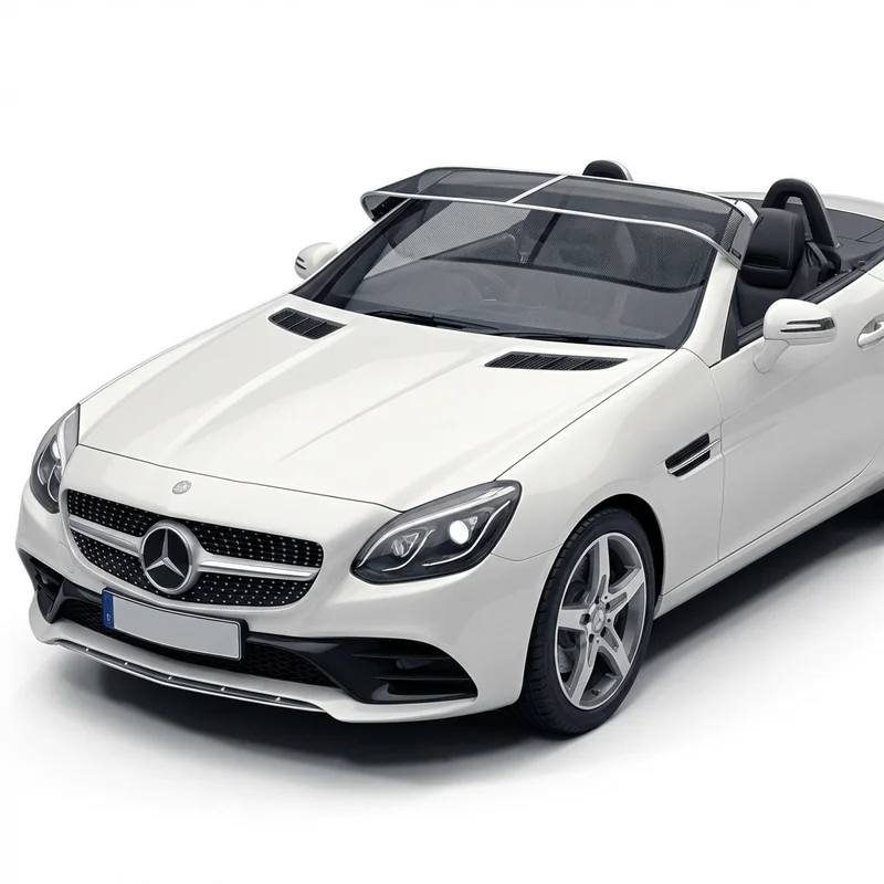 Premium Mesh Windscreen Sunvisor for Mercedes-Benz SLC200 (2017 - 2017) - 1