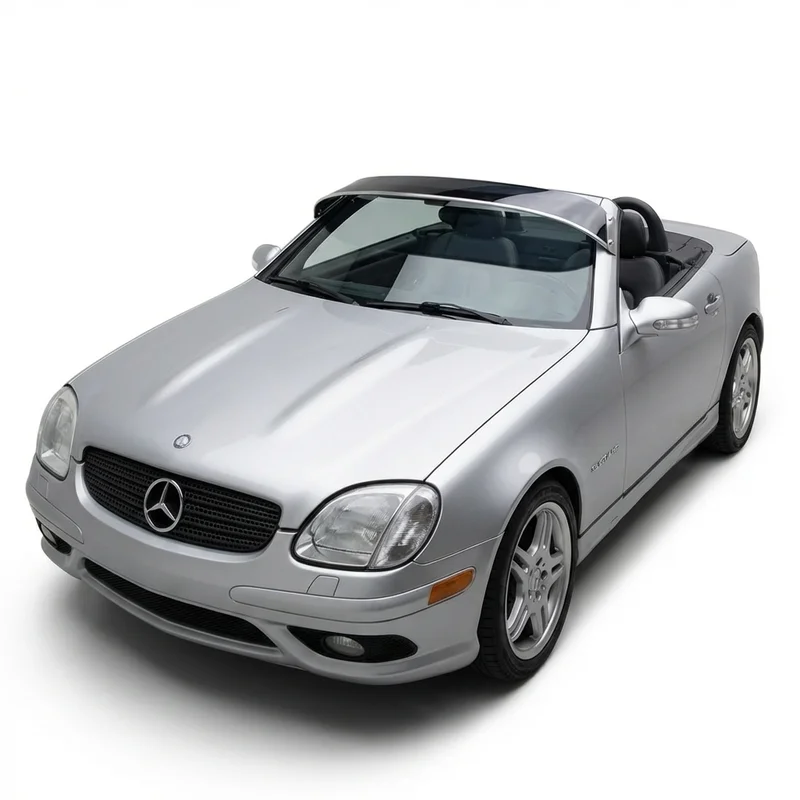 Tinted Acrylic Windscreen Sunvisor for Mercedes-Benz SLK32 AMG (2002 - 2004) - 1