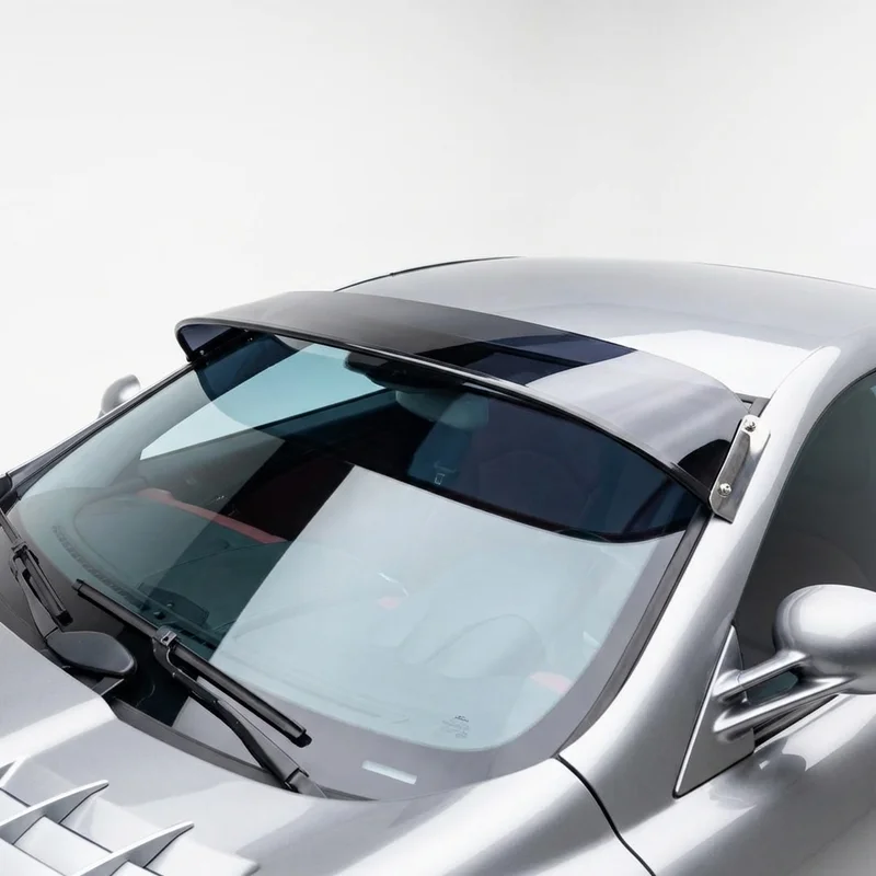 Tinted Acrylic Windscreen Sunvisor for Mercedes-Benz SLR McLaren (2005 - 2009) - 1