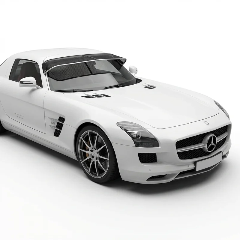 Premium Mesh Windscreen Sunvisor for Mercedes-Benz SLS AMG (2011 - 2015) - 1