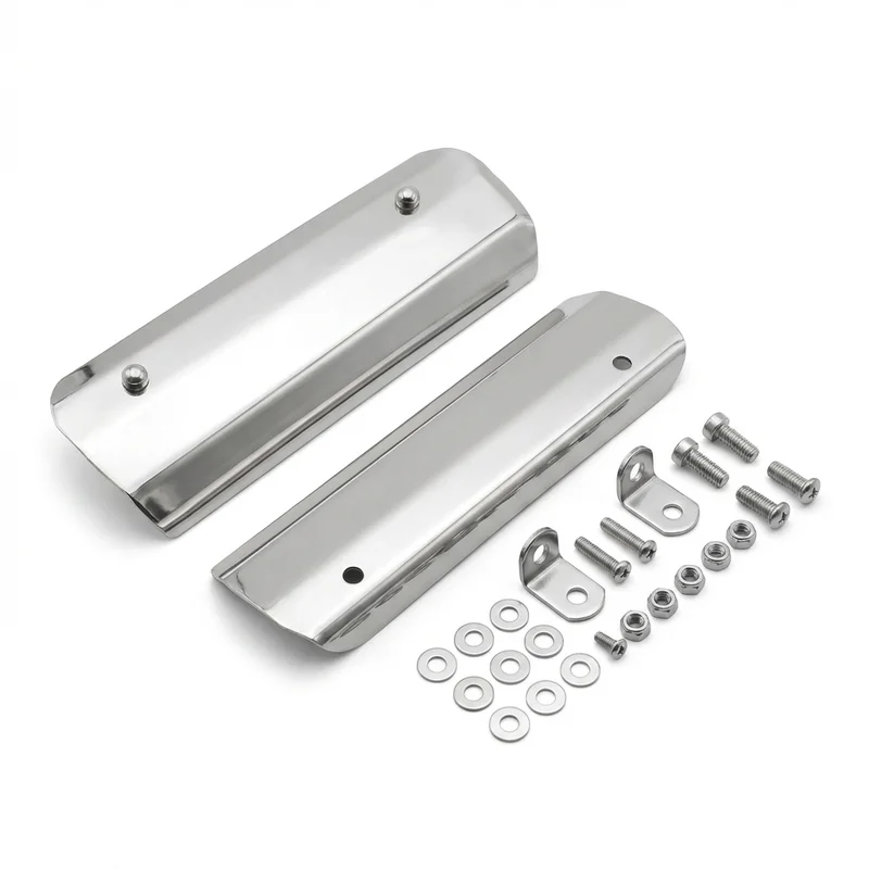 Stainless Steel Mounting Bracket Kit for Mercury Caliente (1965 - 1967) - 1