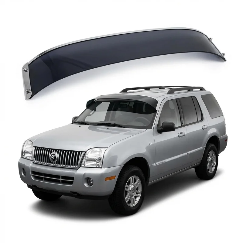 Tinted Acrylic Windscreen Sunvisor for Mercury Mountaineer (1997 - 2010) - 1