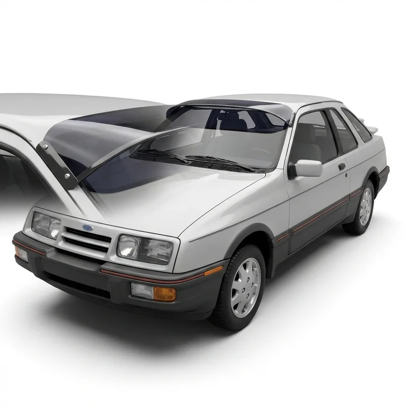 Tinted Acrylic Windscreen Sunvisor for Merkur XR4Ti (1985 - 1989) - 1