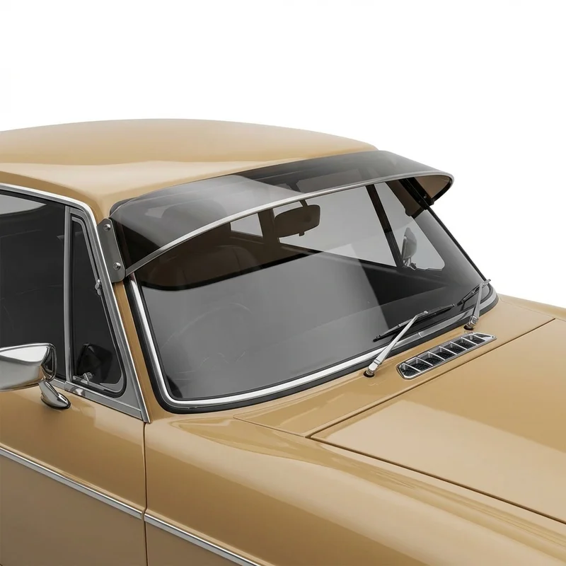 Tinted Acrylic Windscreen Sunvisor for MG MGB (1972 - 1974) - 1