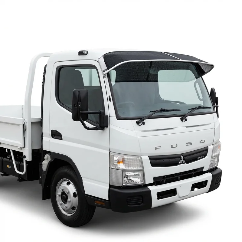 Premium Mesh Windscreen Sunvisor for Mitsubishi Fuso Canter FE125 (2012 - 2017) - 1