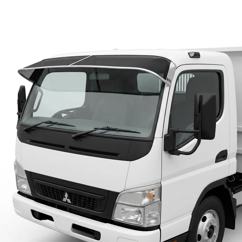 Premium Mesh Windscreen Sunvisor for Mitsubishi Fuso FE145CC (2005 - 2011) - 1