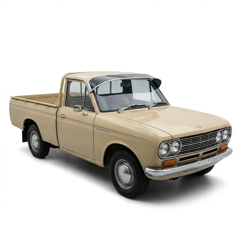 Tinted Acrylic Windscreen Sunvisor for Nissan 520 Pickup (1965 - 1968) - 1