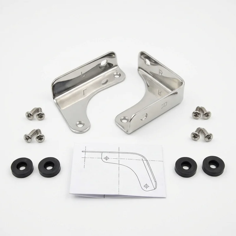 Stainless Steel Mounting Bracket Kit for Nissan 620 (1975 - 1979) - 1