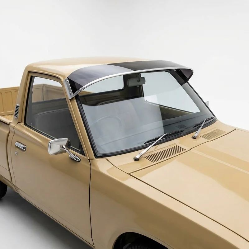 Tinted Acrylic Windscreen Sunvisor for Nissan 620 Pickup (1972 - 1974) - 1